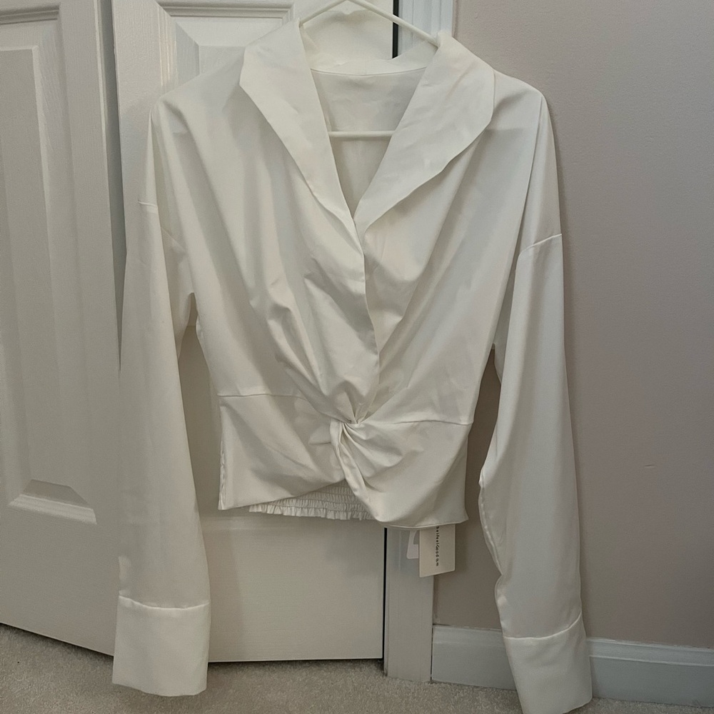 Beautiful twist front blouse